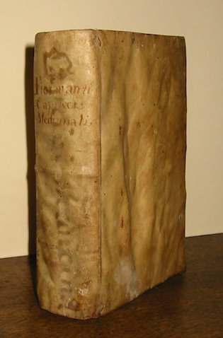 Leonardo Fioravanti De capricci medicinali... Libri quattro... di nuovo dall'istesso Autore in molti luoghi, di secreti importantissimi, ampliati; i quali così a professori di Fisica, come di Cirugia, erano grandemente necessarij... 1573 in Venetia appresso Lodovico Avanzo